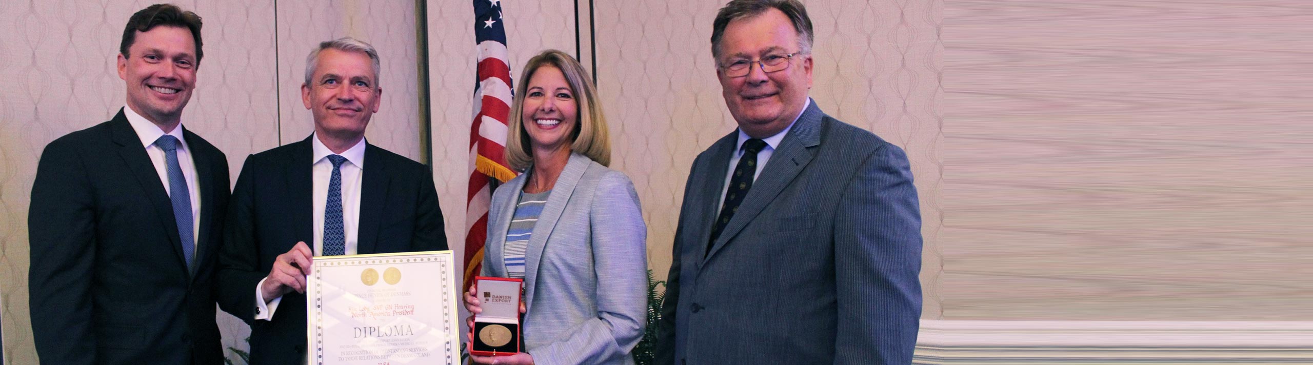 GN Hearing’s US President Kim Lody Receives Royal Medal of Honor