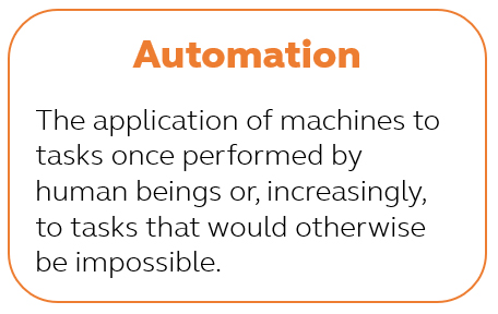 Written definition of automation