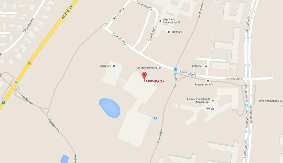 Lautrupbjerg map